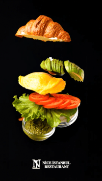 Nice İstanbul — Avocado Croissant (AI Product Animation & Loop)